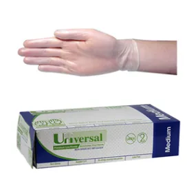 Beautopia Universal Clear Latex Glove Medium 100 Pack