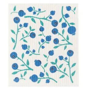 Blueberries Swedish Dishcloth