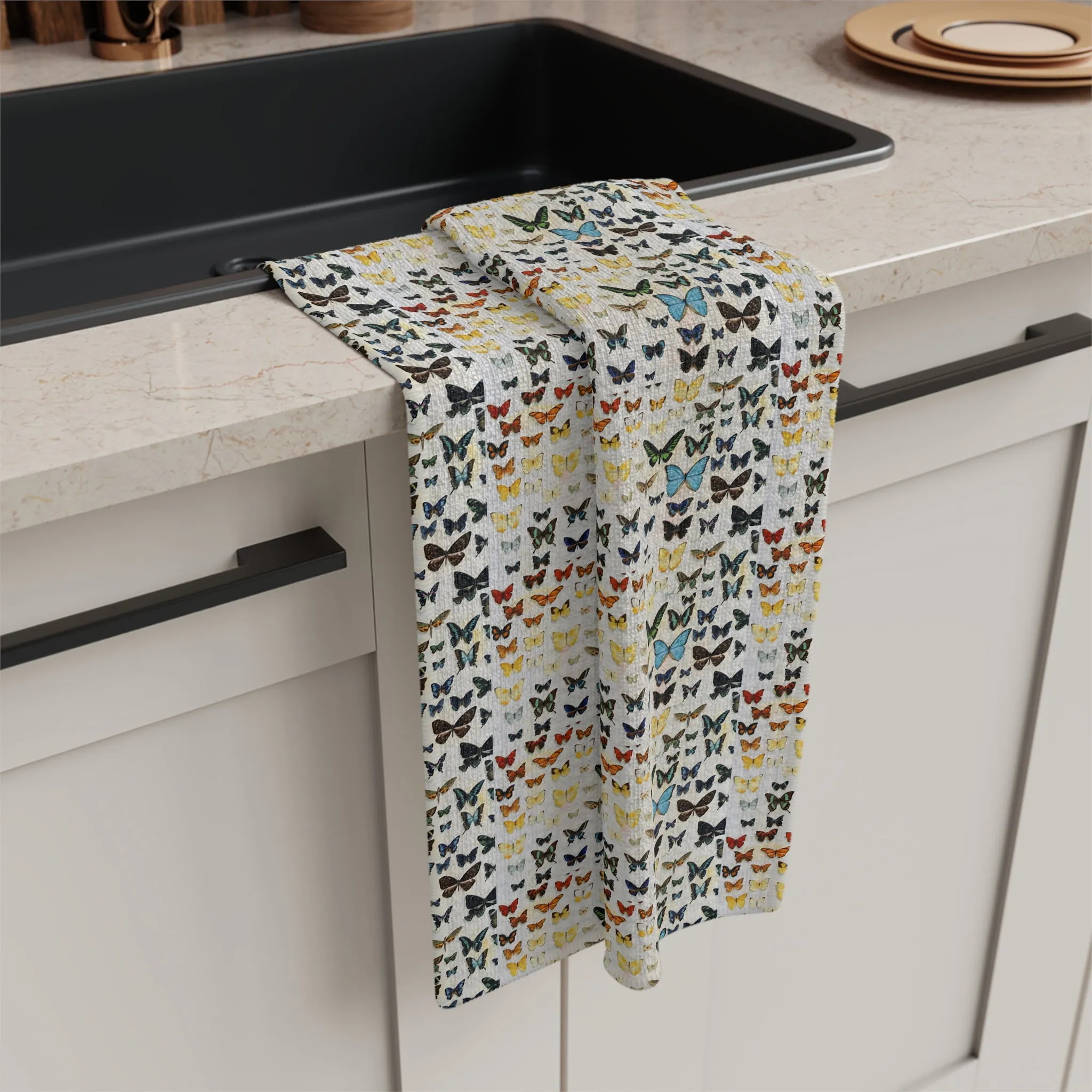 Butterfly Rainbow Kitchen Towel