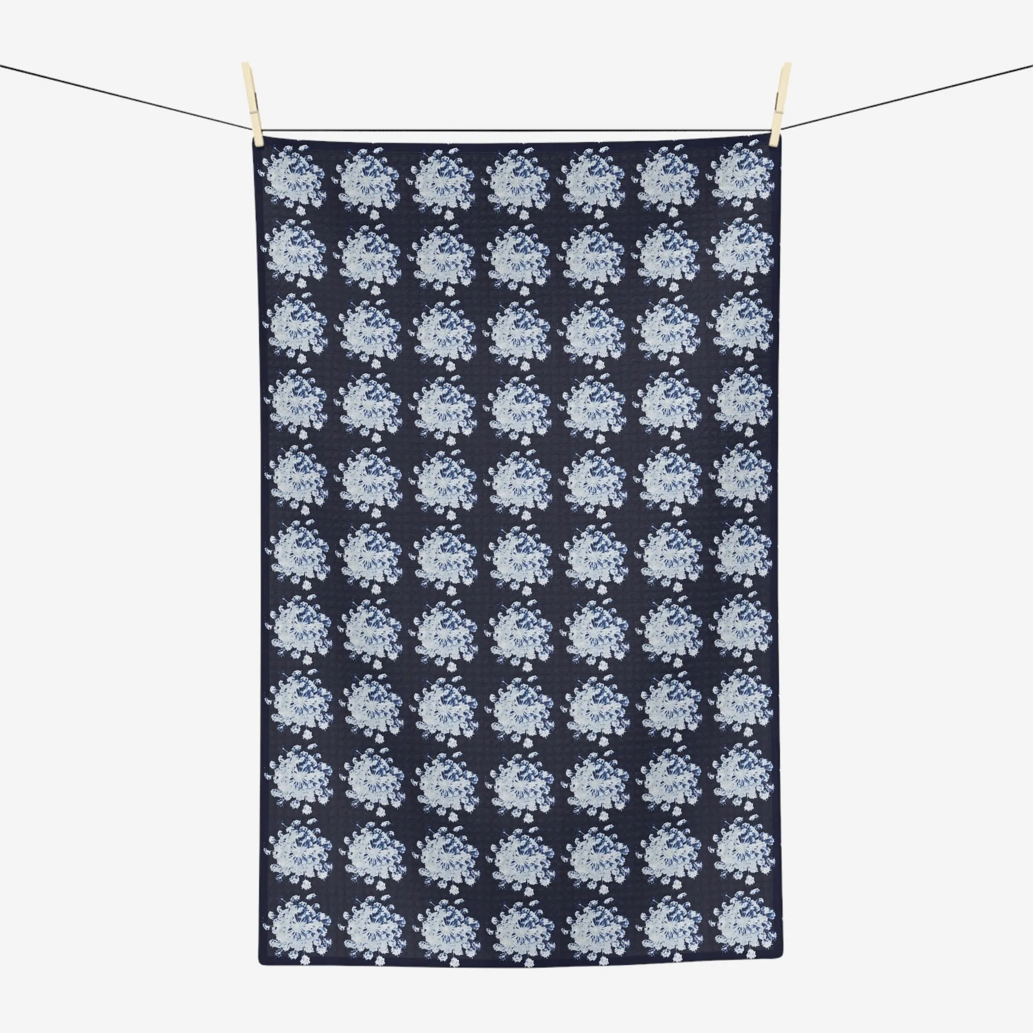 Carrot Flower Kitchen Towel