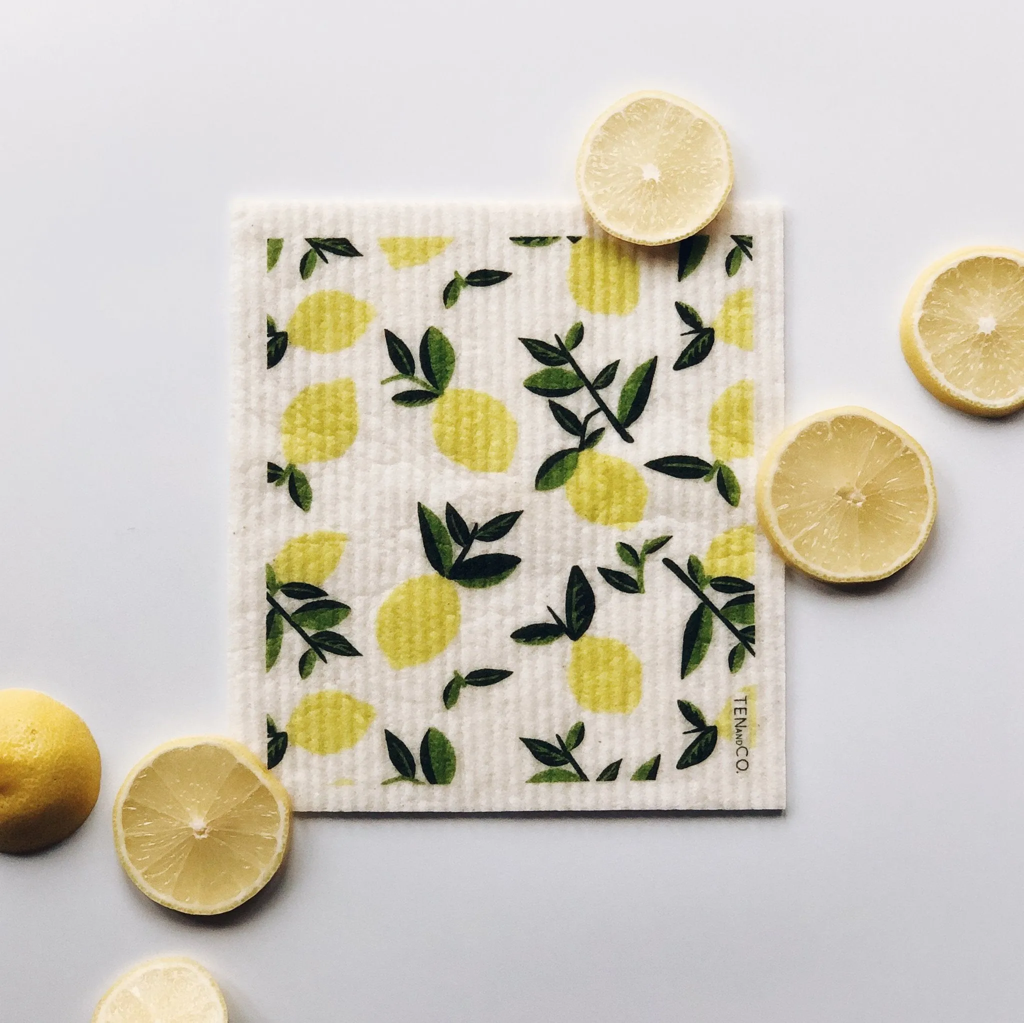 Citrus Lemon Sponge Cloth <br>Ten & Co.