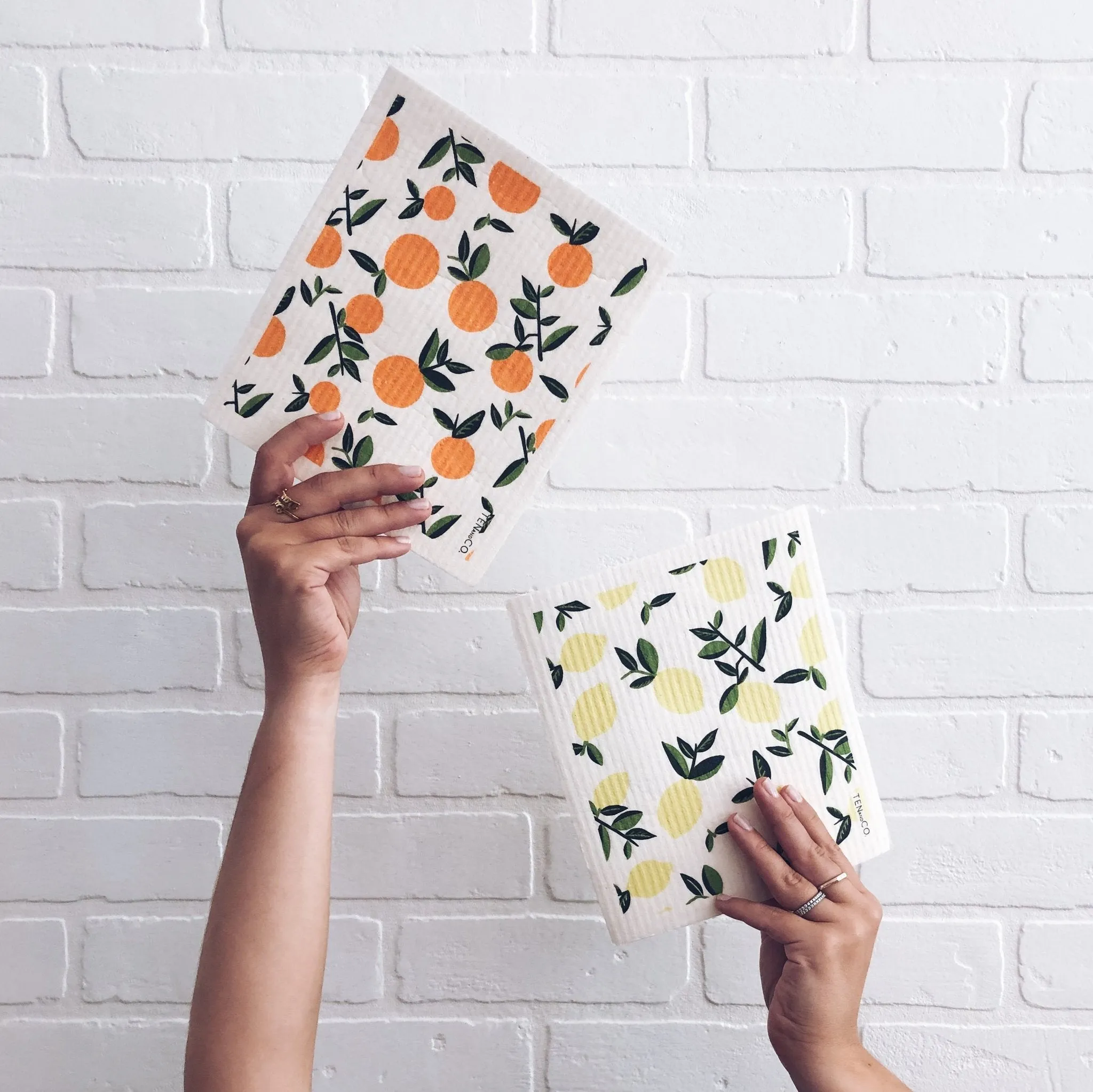 Citrus Lemon Sponge Cloth <br>Ten & Co.