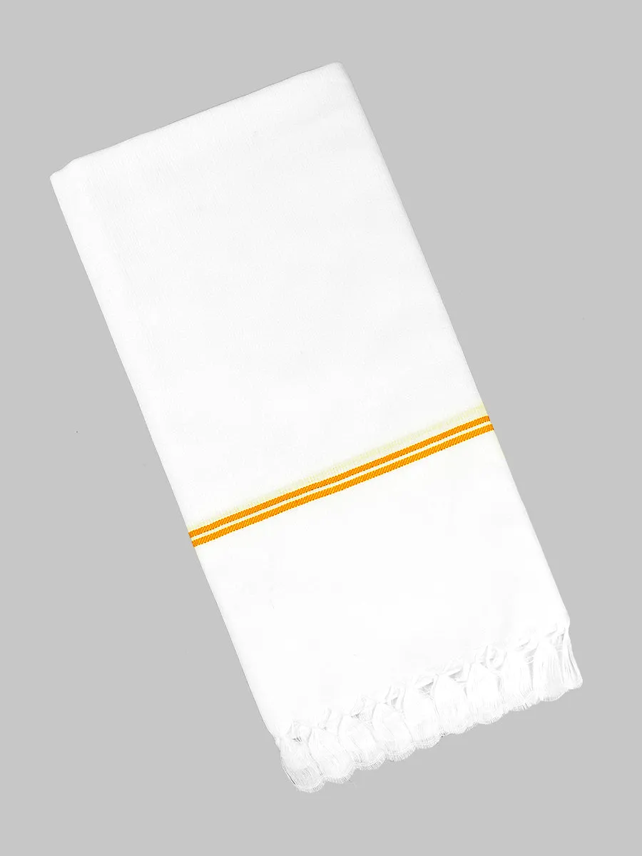 Cotton White Bath Towel Special Matty (3 PCs Pack)