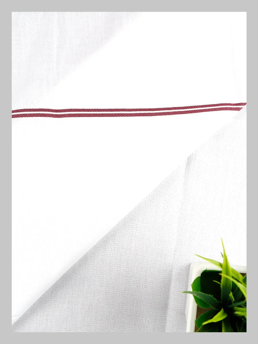 Cotton White Bath Towel Special Matty (3 PCs Pack)