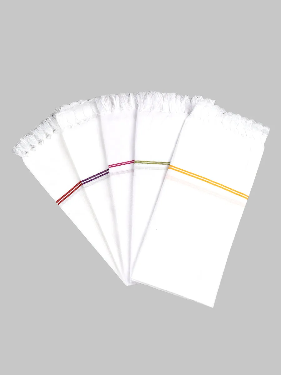 Cotton White Bath Towel Special Matty (3 PCs Pack)