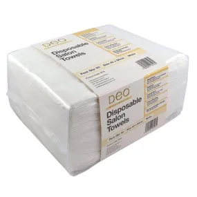 Deo Disposable Salon Towels White (50) Box of 6