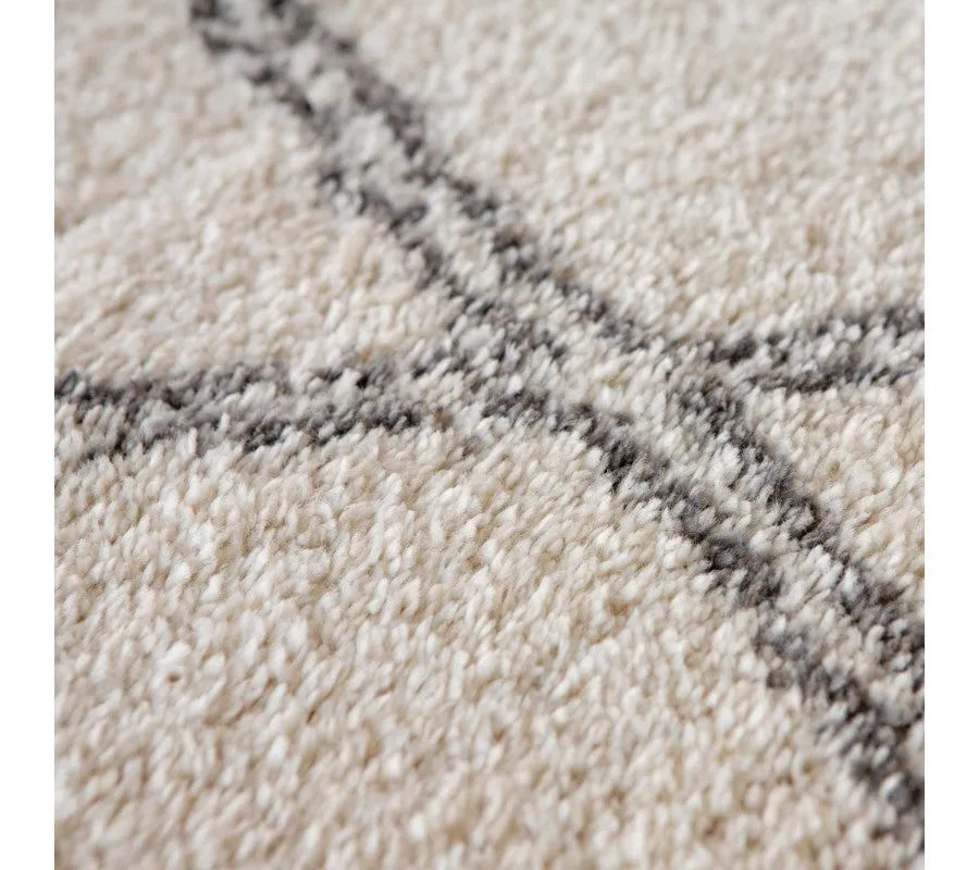 EVIE RUG - SCANDI CREAM/GREY