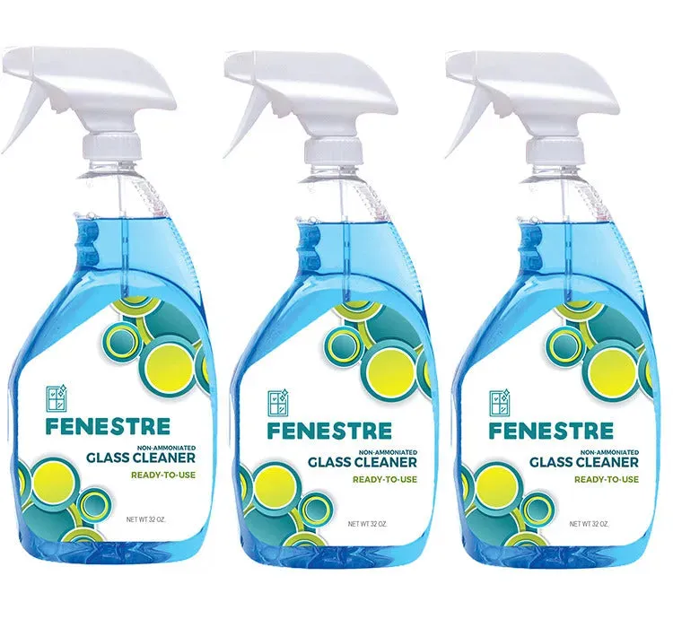 Fenestre RTU Non-Ammoniated Glass Cleaner, 1 Quart