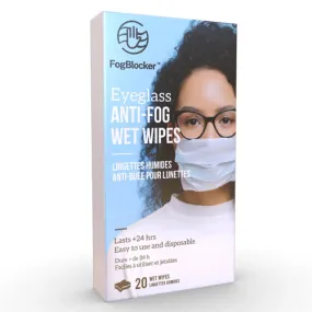 Fog Blockers Anti-Fog Wet Wipes