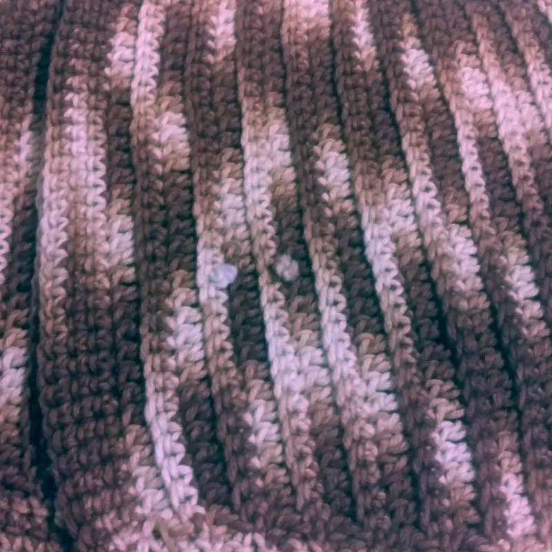HandMade Cotton Dish Cloths 3 Tone Browns