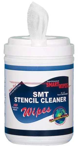 JNJ Industries SW100SMT SMT Stencil Cleaner Wipes, 6" x 9", 100ct-12PK