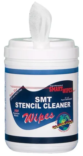 JNJ Industries SW100SMT SMT Stencil Cleaner Wipes, 6" x 9", 100ct-12PK