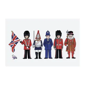 London Figures Dishtowel