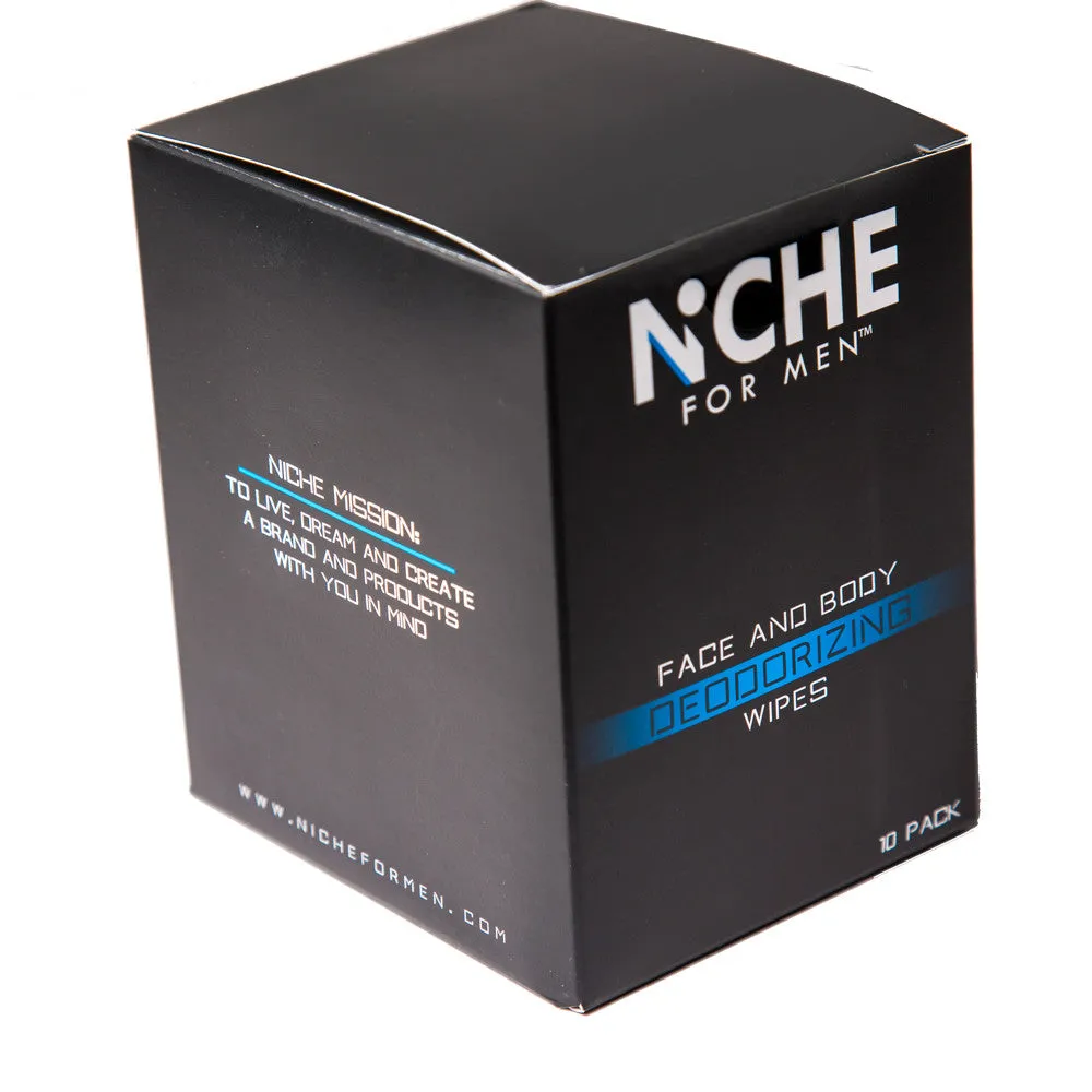 Niche for Men Face & Body Deodorizing Wipes