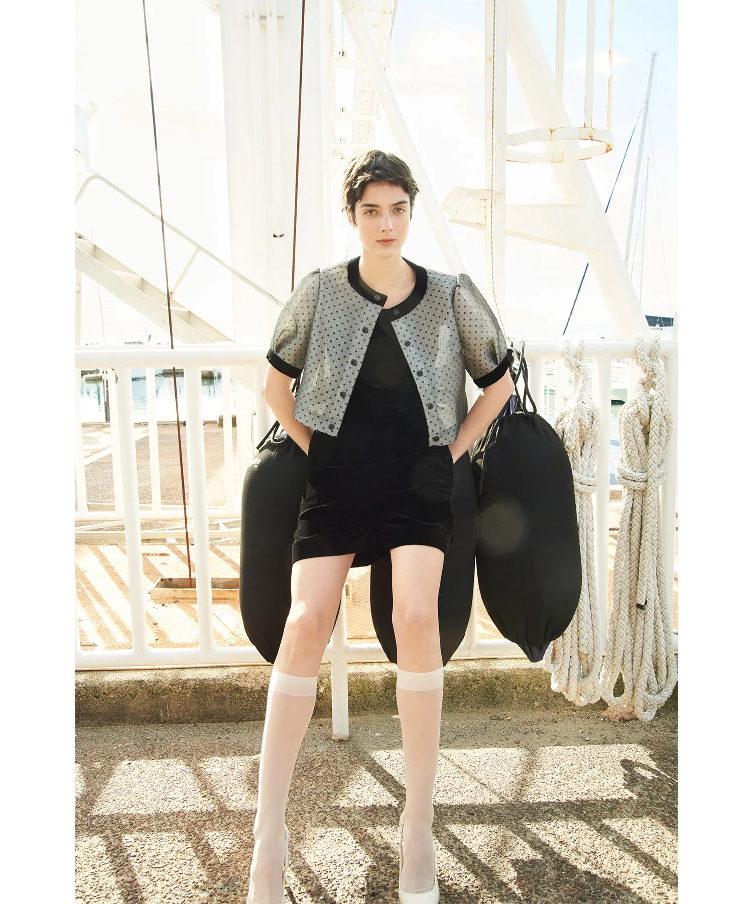 Silver sponge jacket